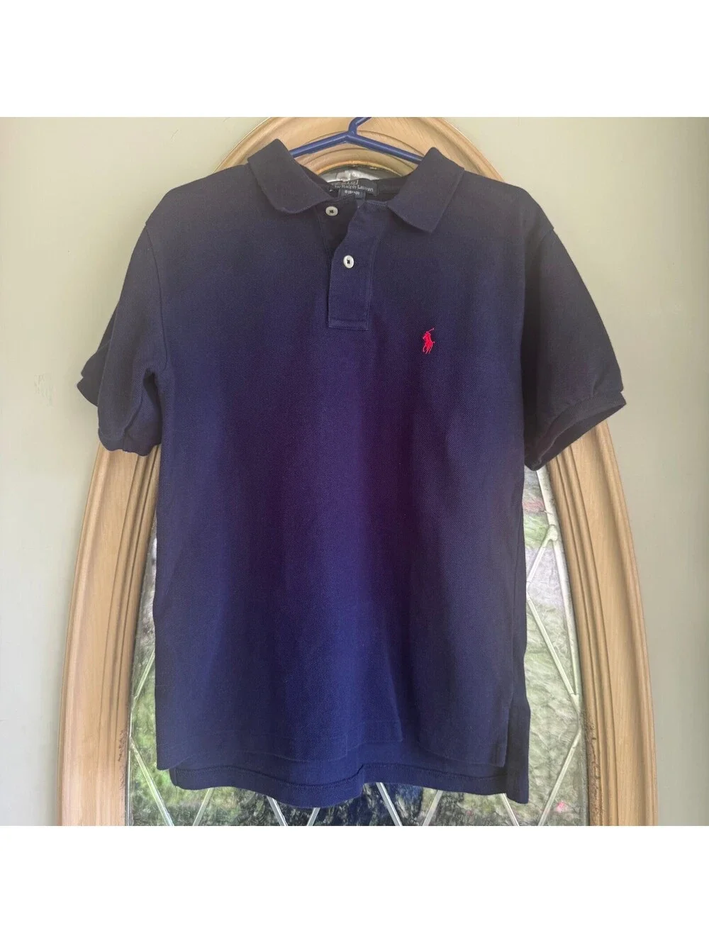 Polo by Ralph Lauren Navy Blue Cotton Polo Shirt Size S (8/10)